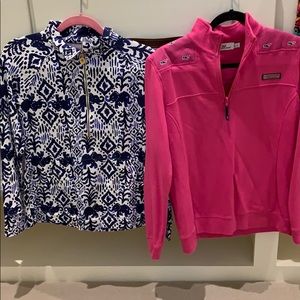 Lilly Pulitzer&Vineyard Vines women’s Quarter Zips